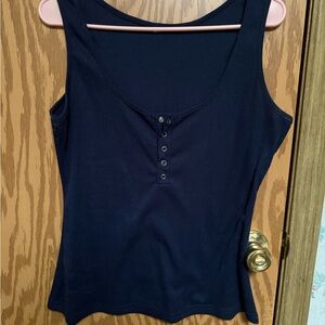 Navy Blue Tank Top